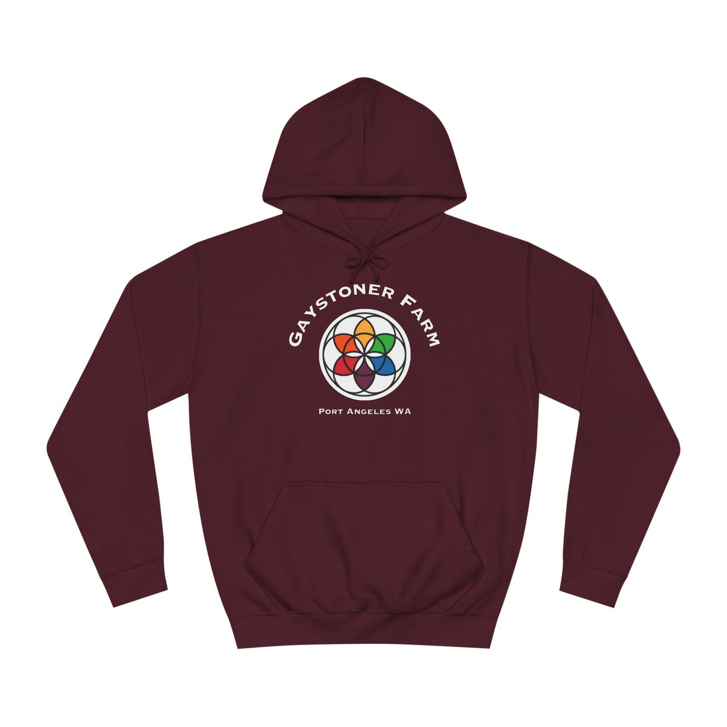 Gaystoner Farm (misprint logo) - Unisex College Hoodie
