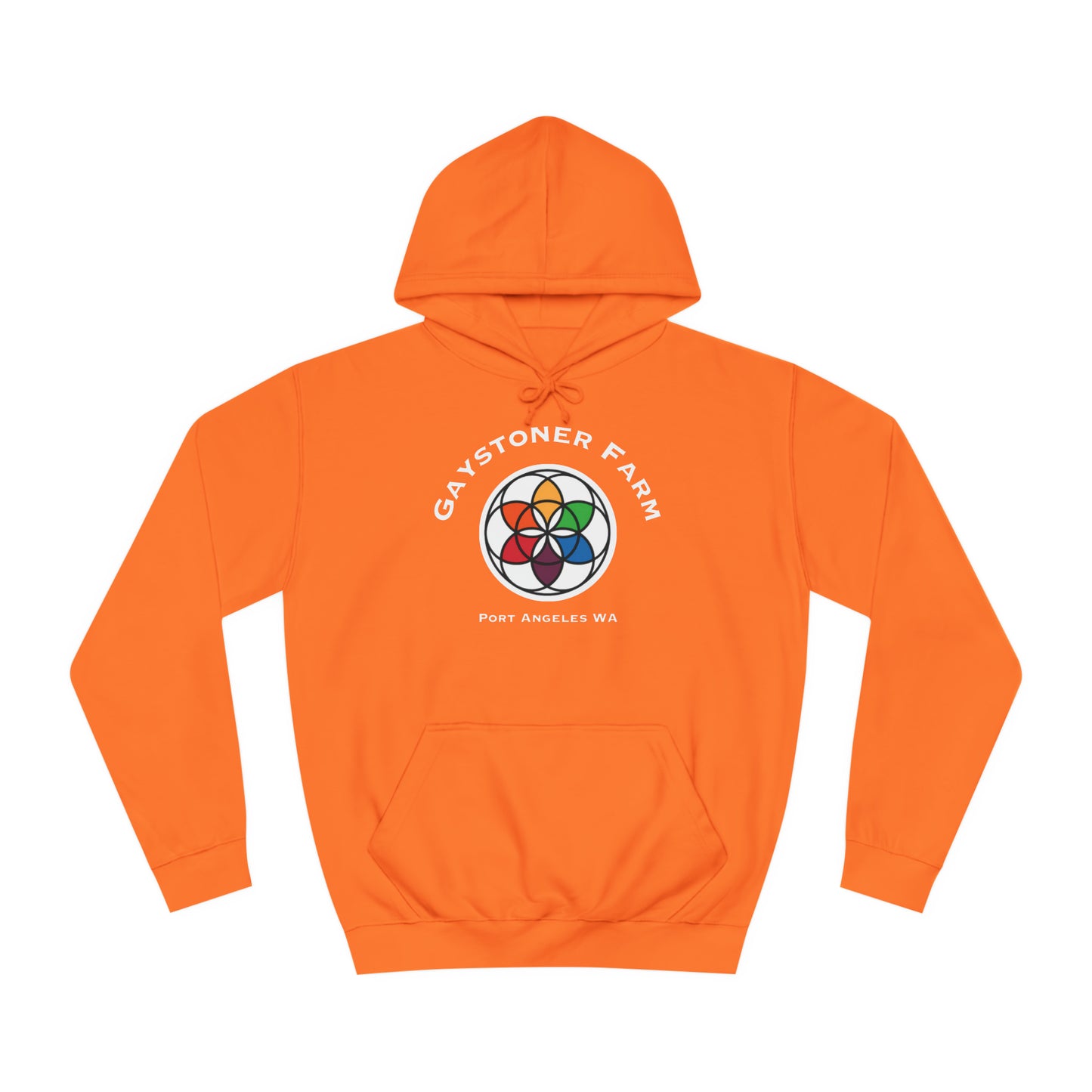 Gaystoner Farm (misprint logo) - Unisex College Hoodie