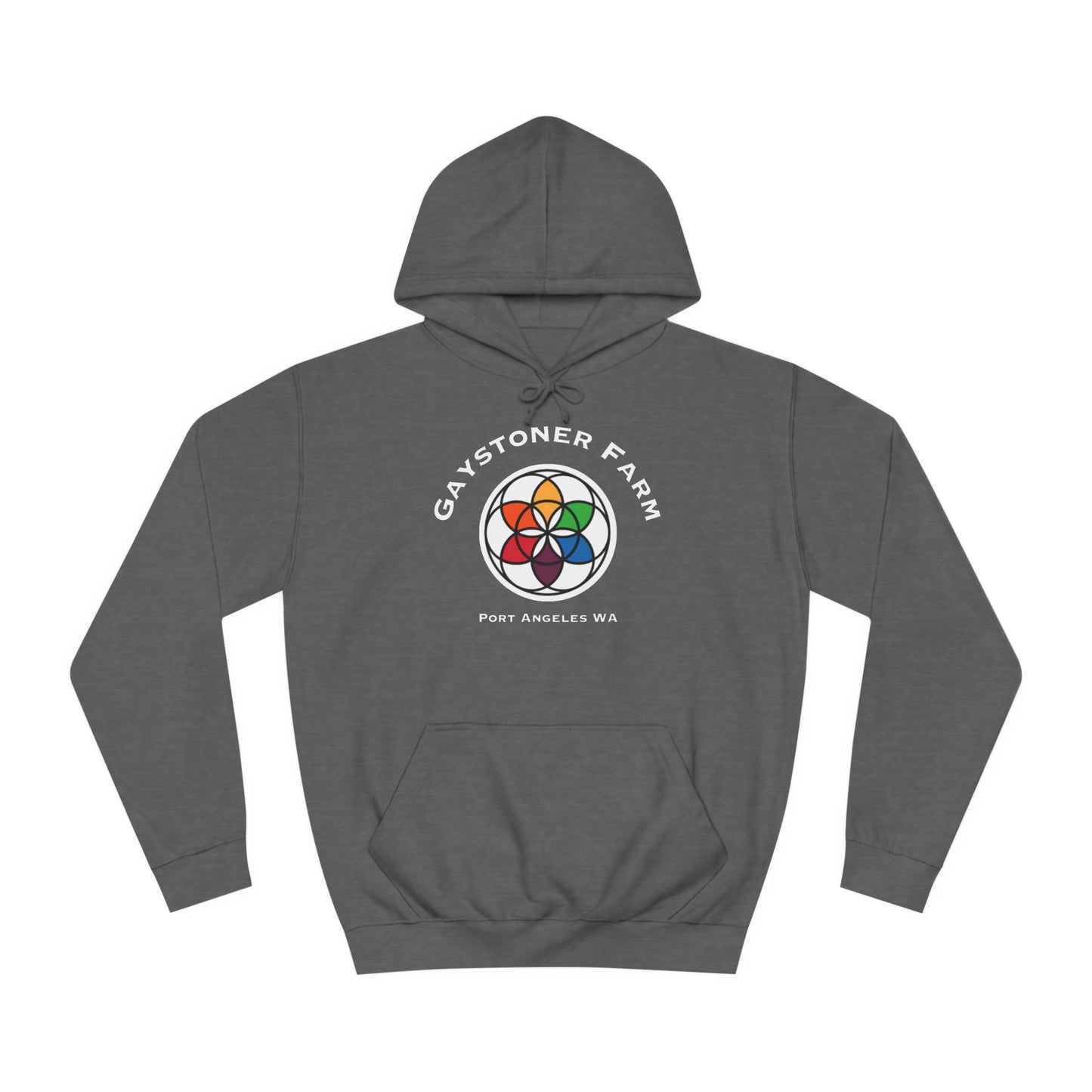 Gaystoner Farm (misprint logo) - Unisex College Hoodie
